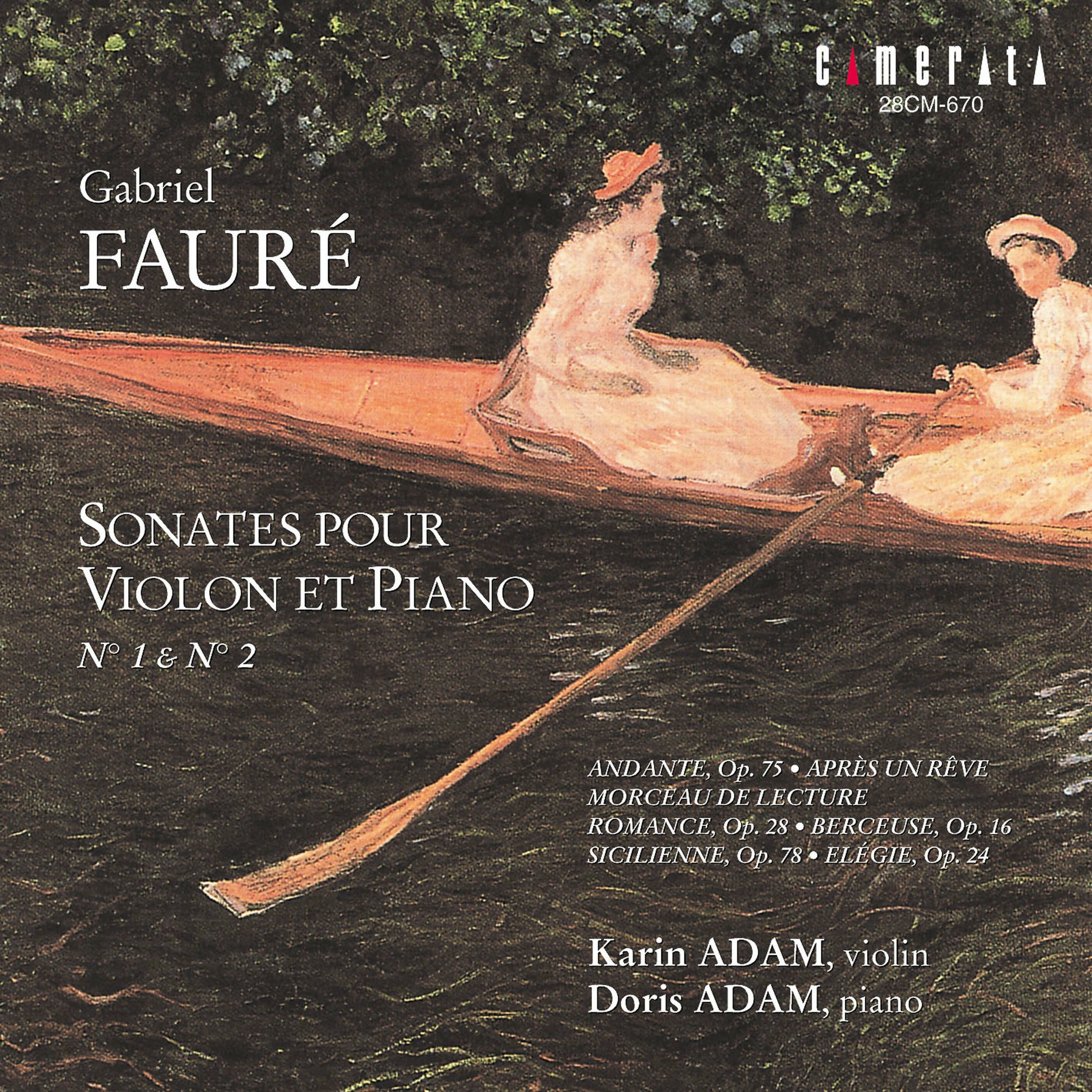 Album picture of Faure: Sonates pour Violon et Piano