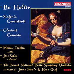 Cover of Holten: Sinfonia Concertante & Clarinet Concerto