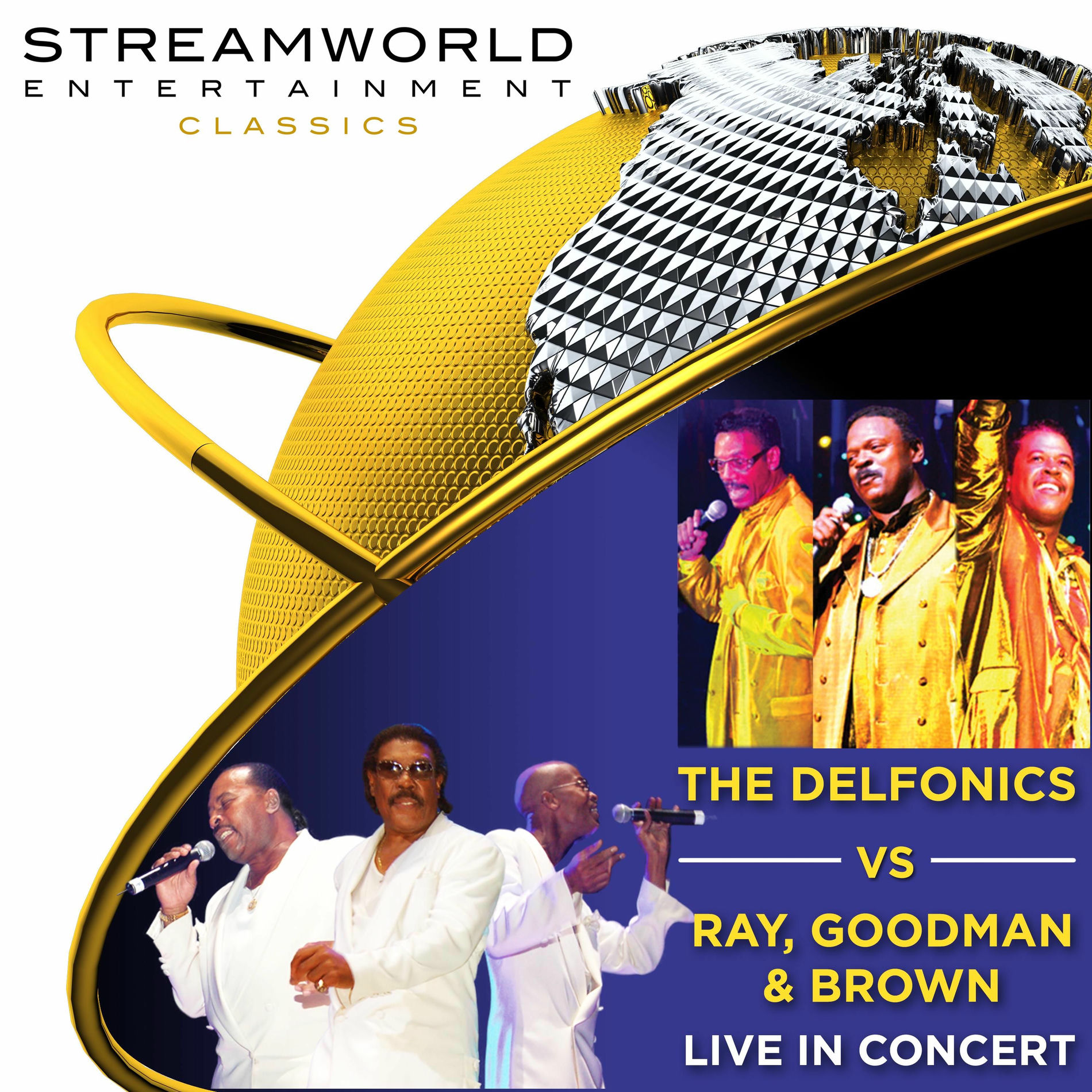 Album cover of The Delfonics vs Ray, Goodman & Brown Live In Concert (Live)
