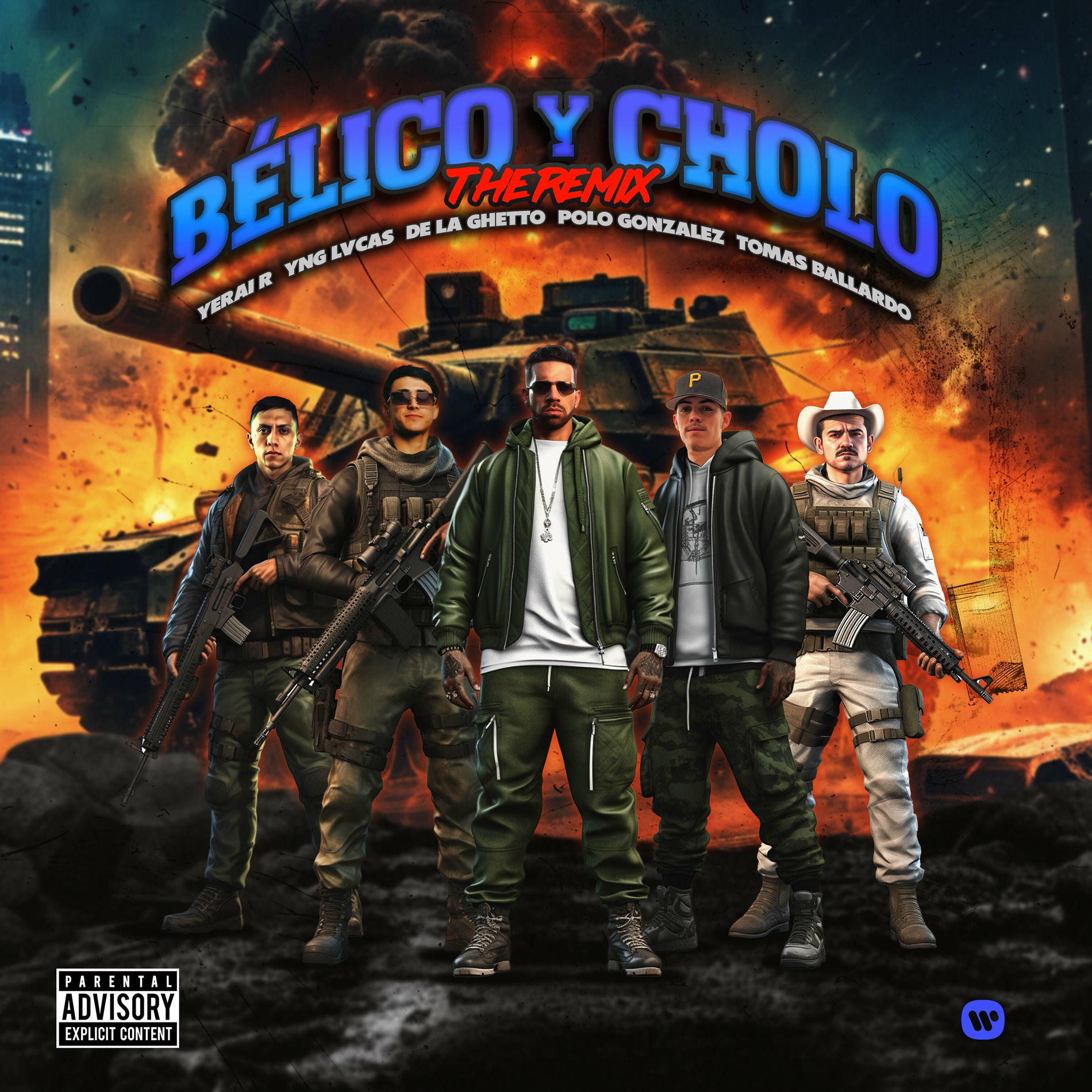 Album cover of BÉLICO Y CHOLO (feat. De La Ghetto, Polo Gonzalez)