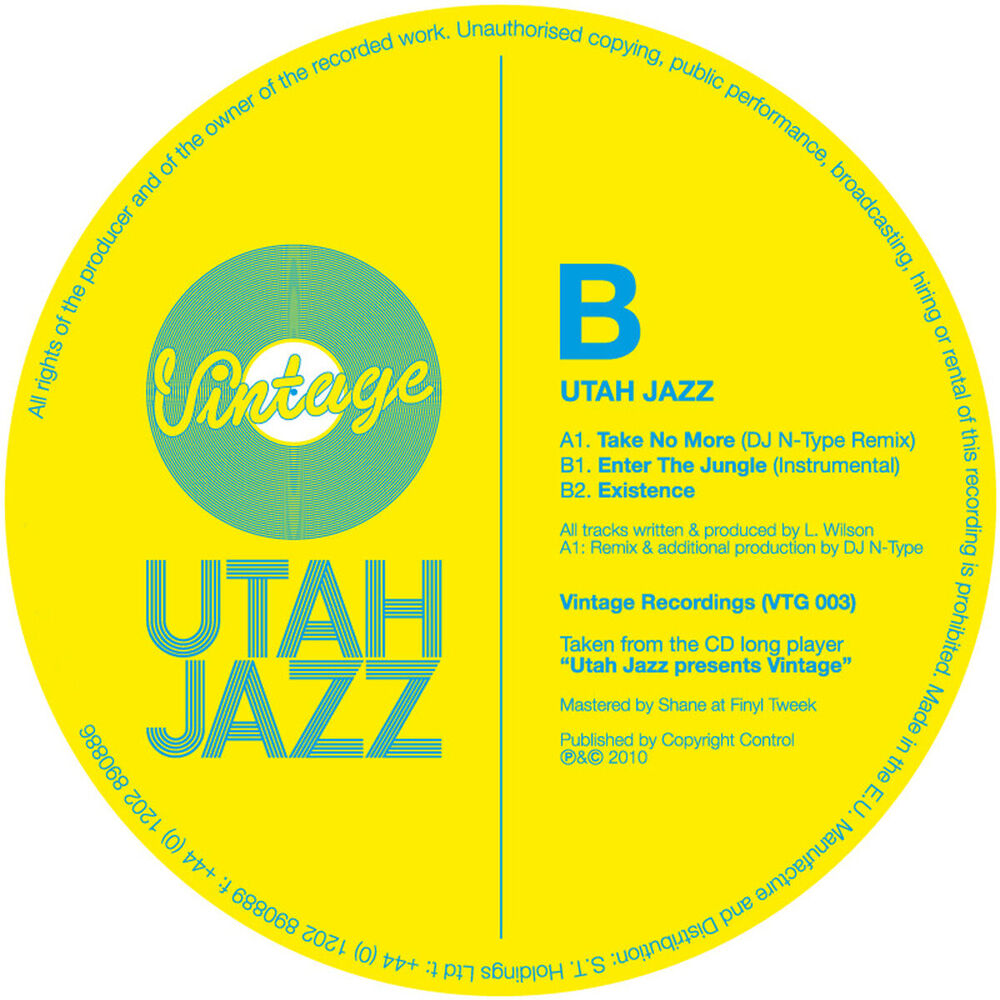 Picture of Take No More (N-Type Remix) / Enter The Jungle (Instrumental) / Burnt Out