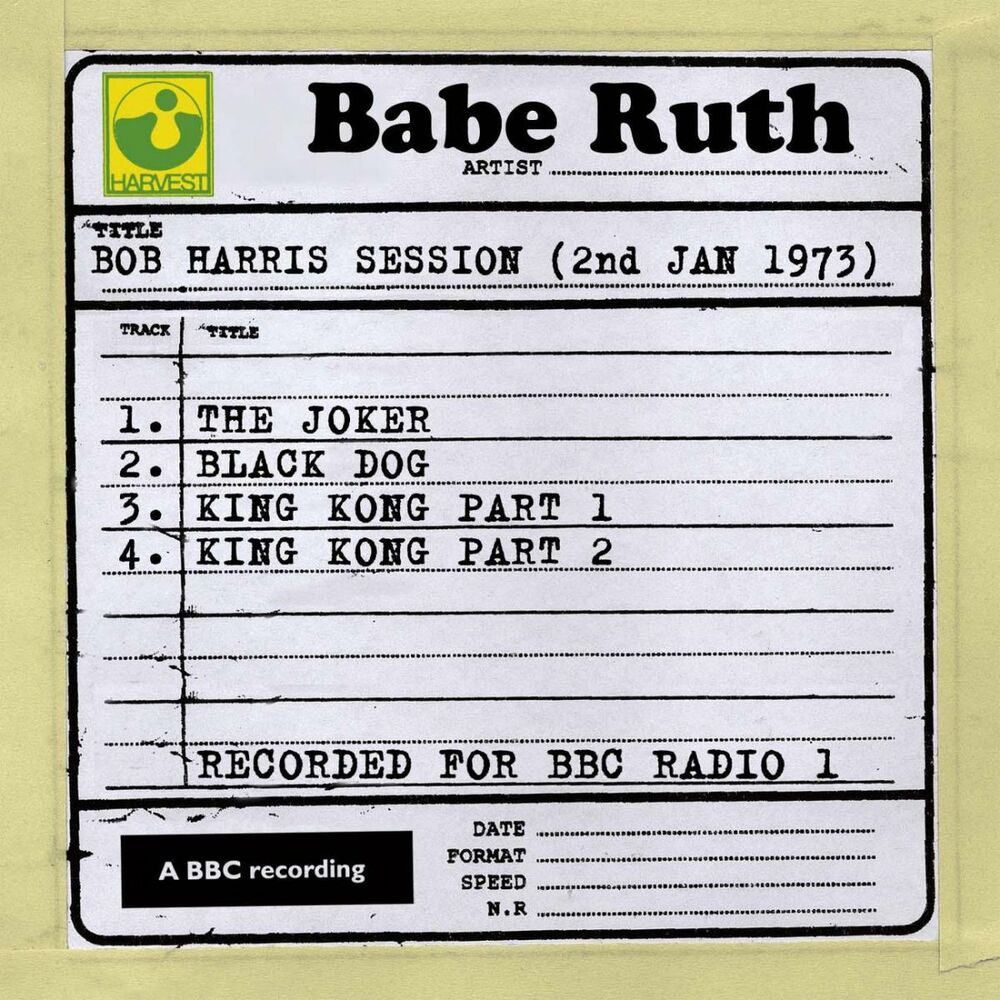 Picture of Bob Harris Session (2nd January 1973)