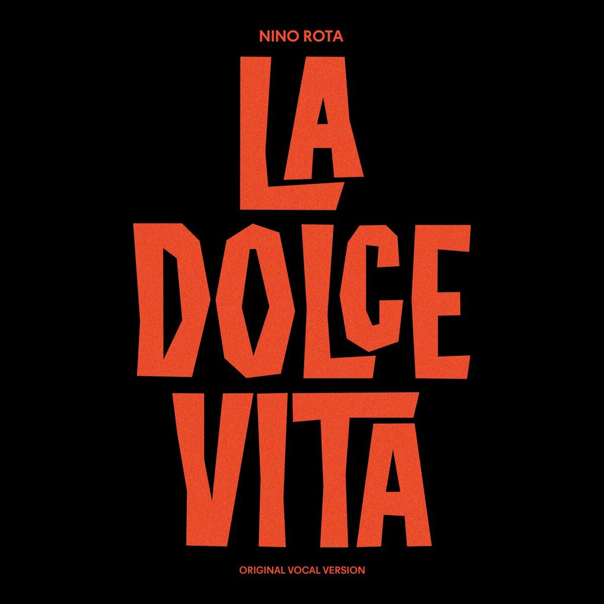 Album cover of La dolce vita (Original Vocal Version)