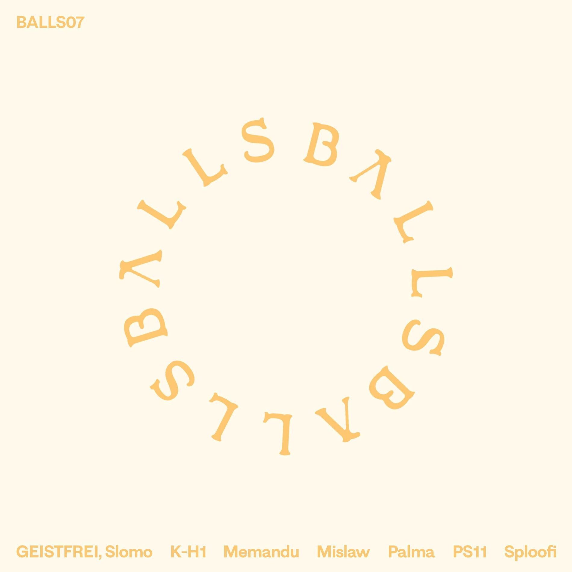 Album cover of BALLS07
