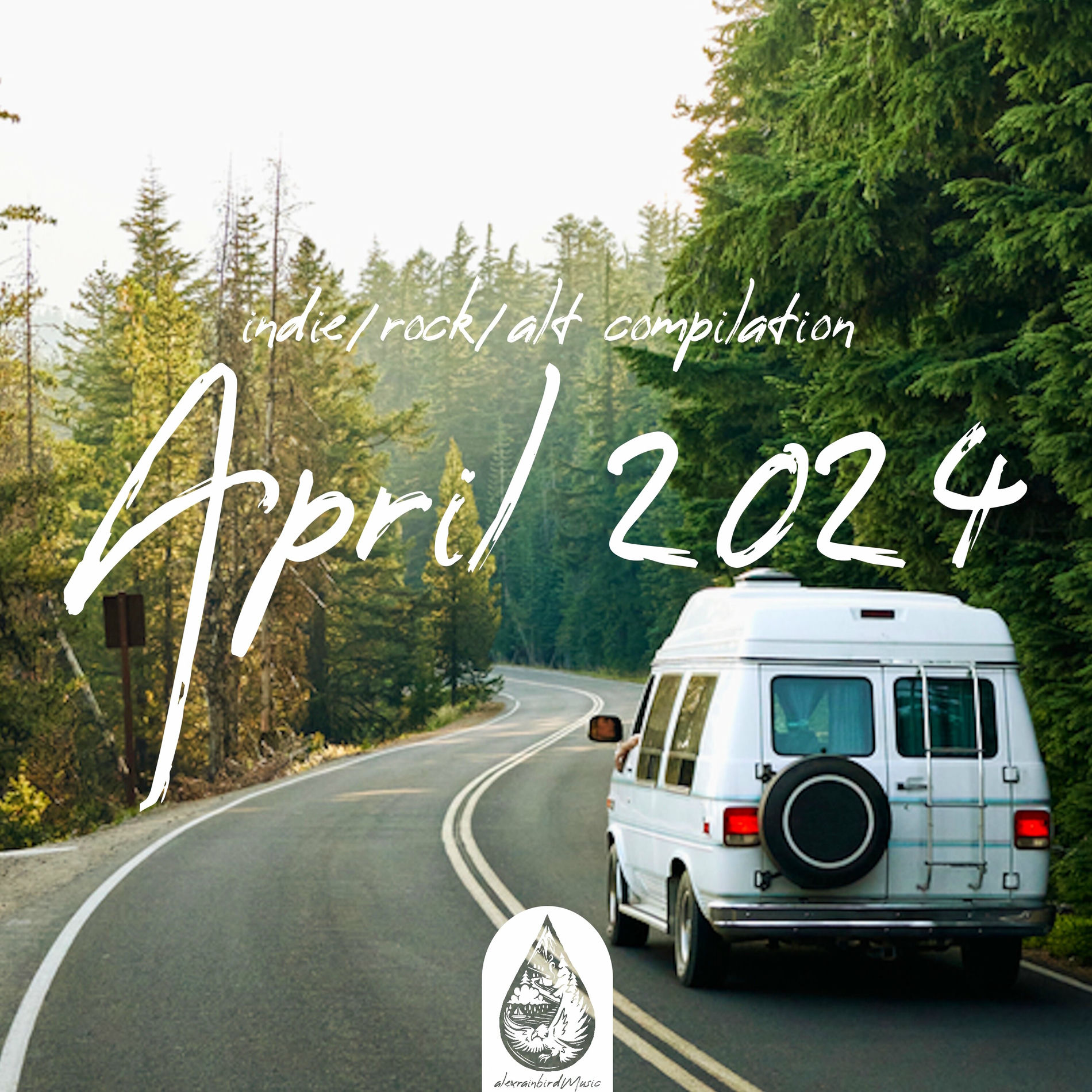 Album cover of Indie / Rock / Alt Compilation: April 2024 (Alexrainbirdmusic)