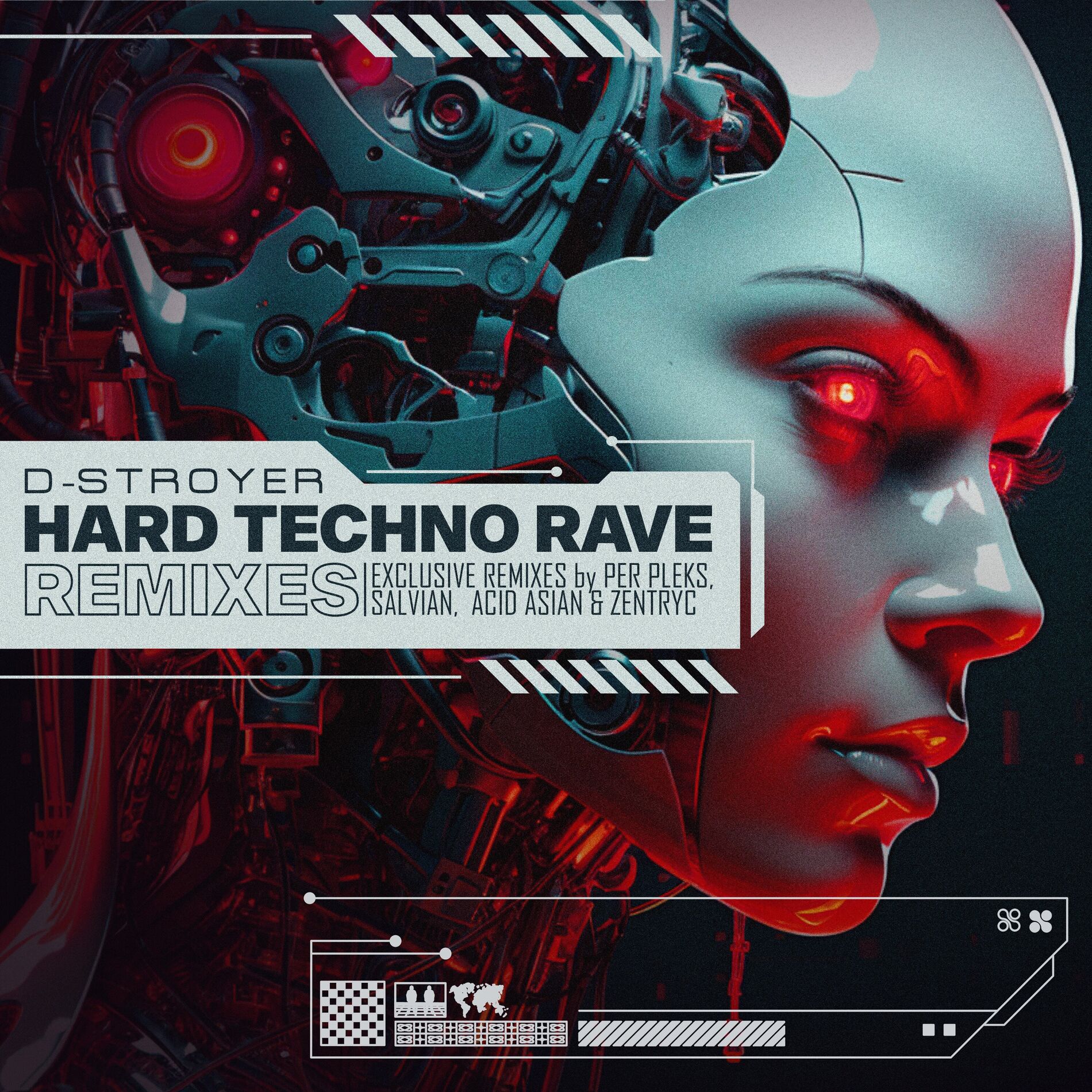 Album cover of Hard Techno Rave