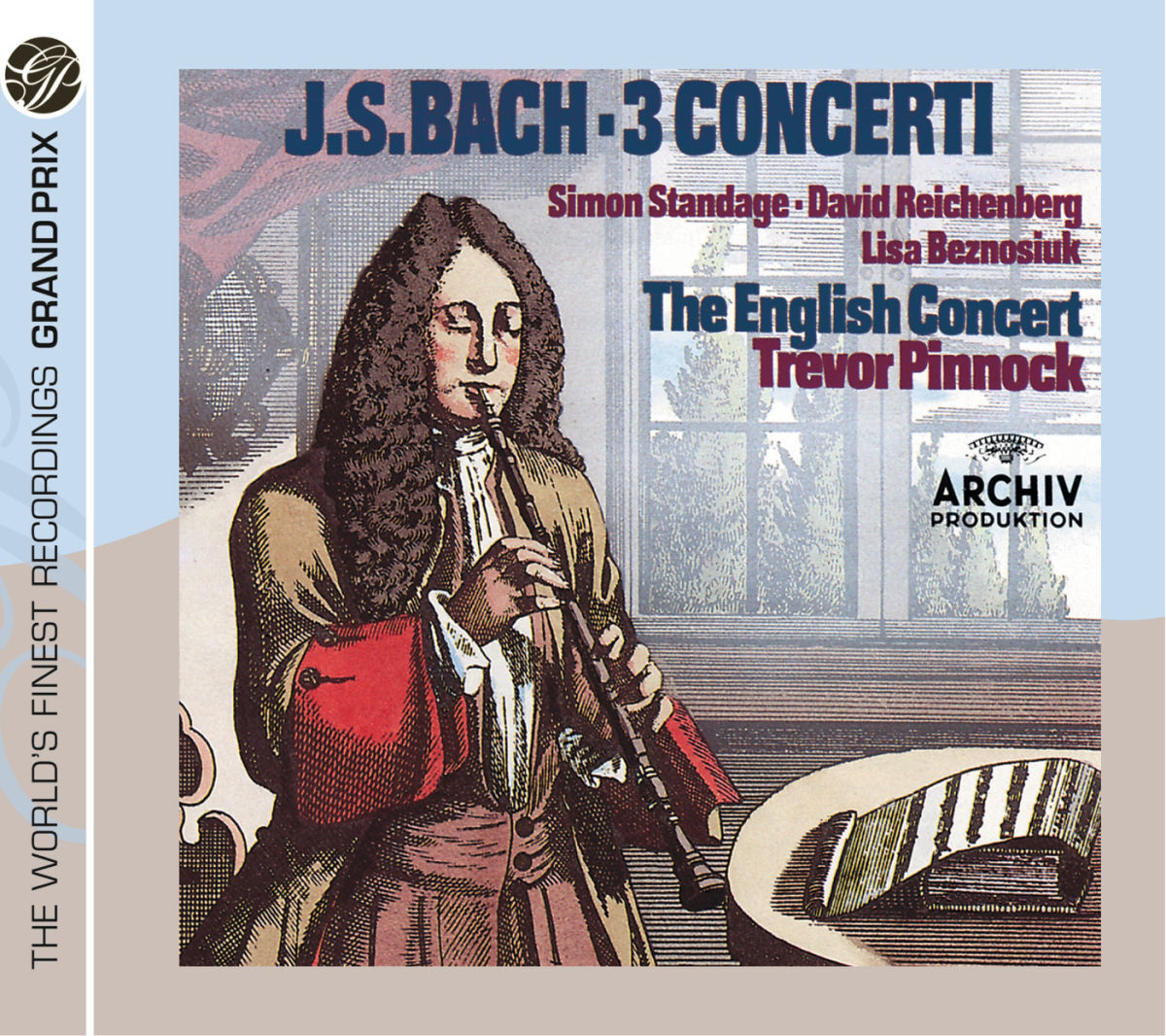 Album cover of Concerto for Flute, Violin, Harpsichord & Strings in A Minor, BWV 1044 : J.S. Bach: Concerto for Flute, Violin, Harpsichord & Strings in A Minor, BWV 1044 - I. Allegro