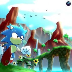 Cover of Green Hill Zone Lofi (From "Sonic the Hedgehog") (Cover)