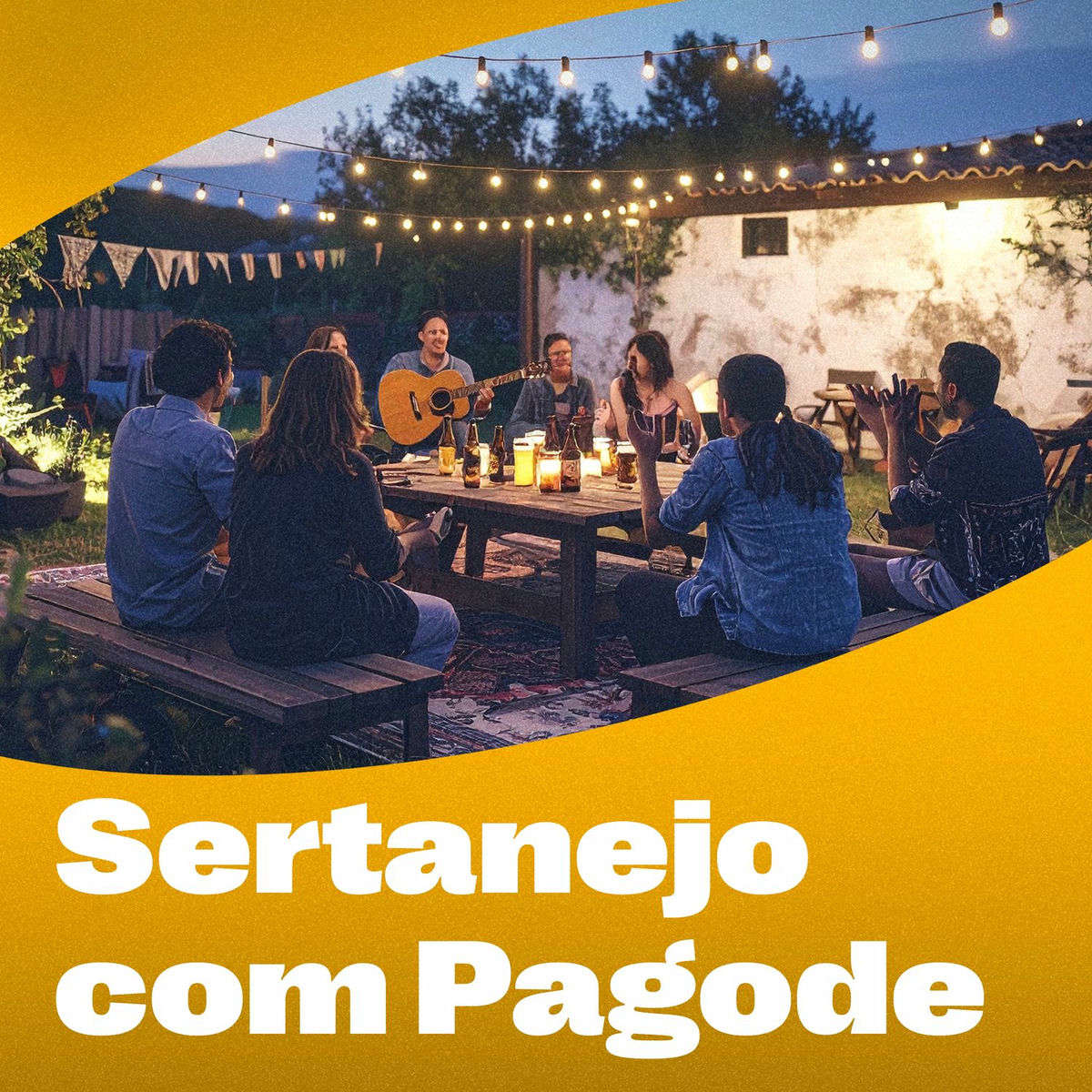 Album cover of Sertanejo com Pagode - Hits pra Cantar com os Amigos (Ao Vivo)