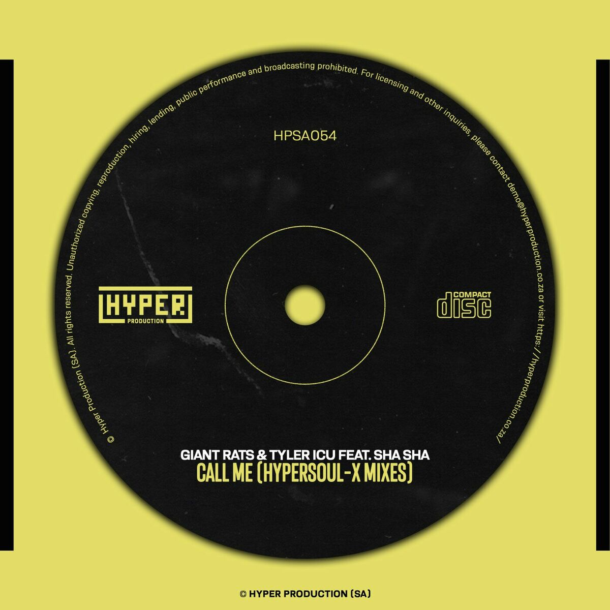 Album cover of Call Me (HyperSOUL-X Mixes) (feat. Sha Sha)