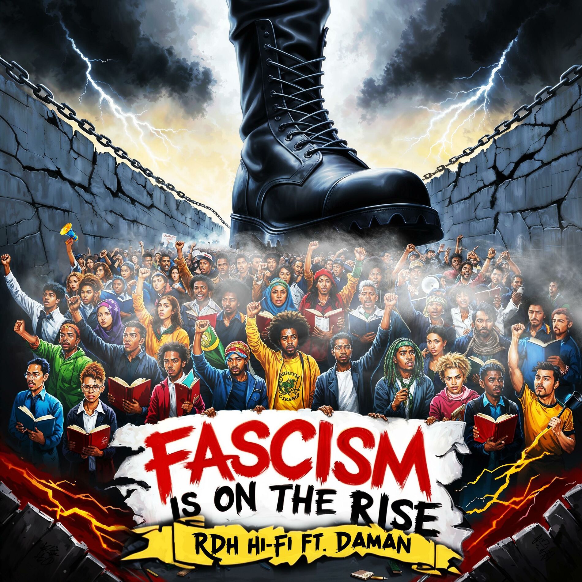Album cover of Fascism is on the rise