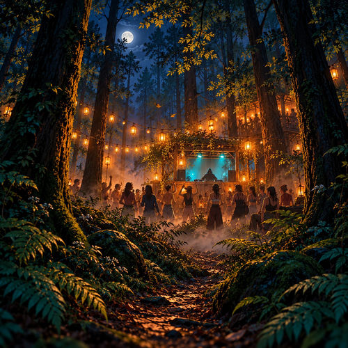 Deep In forest