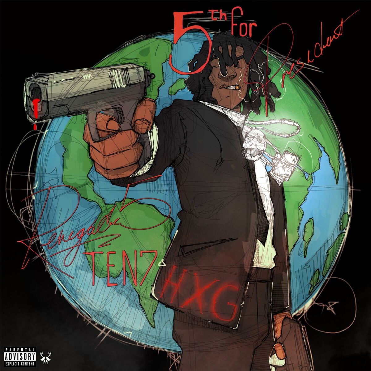 Album cover of 5th for President