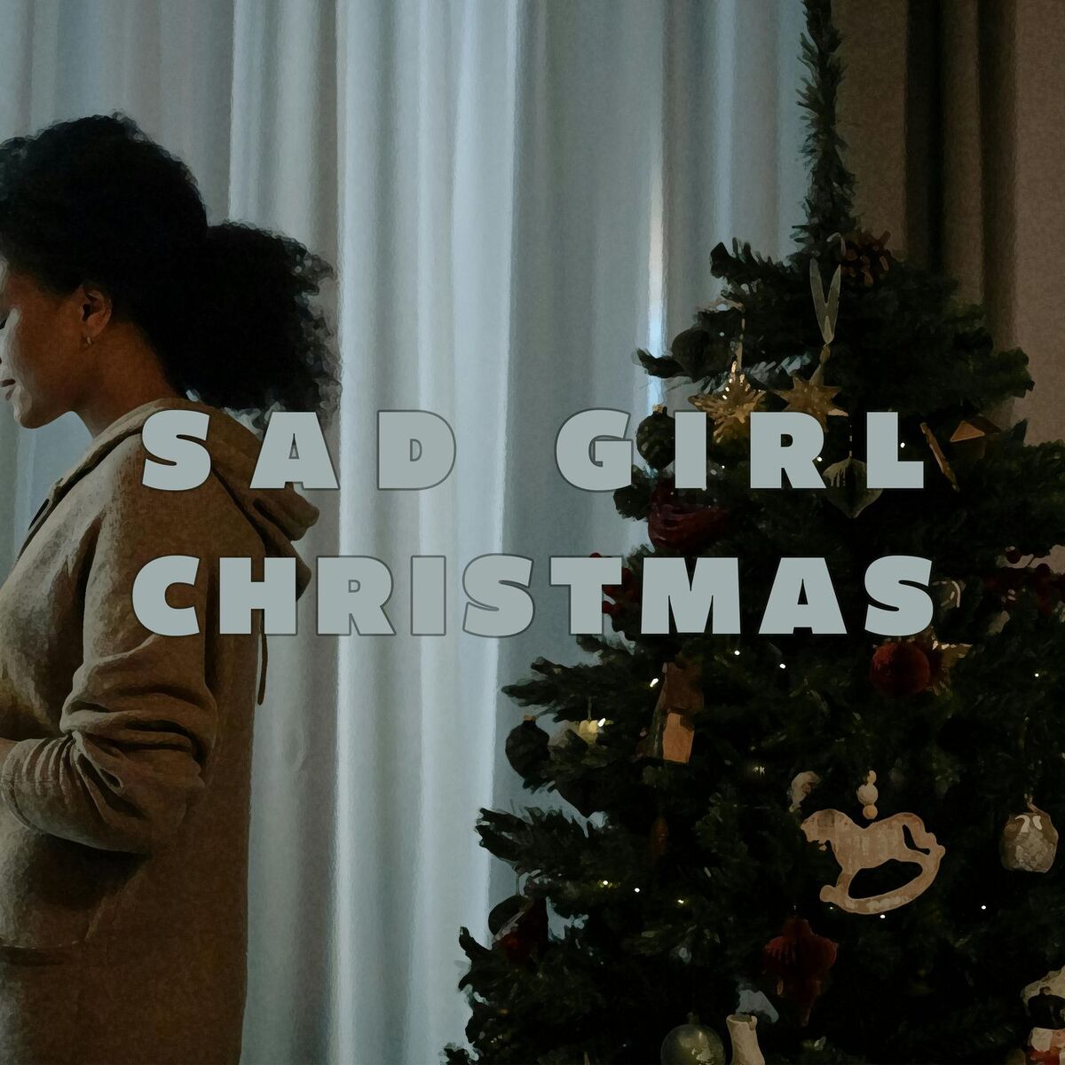 Album cover of sad girl christmas