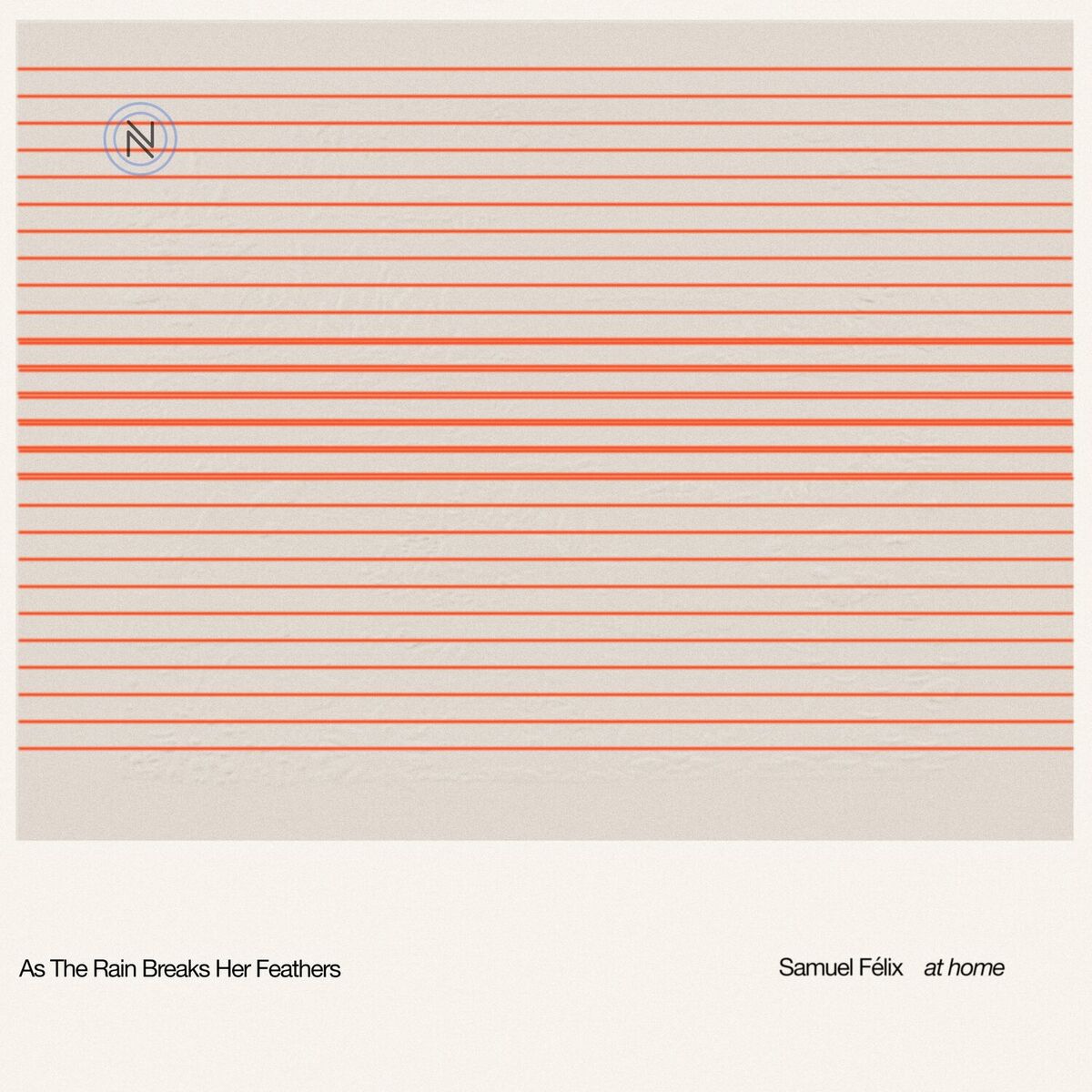 Album cover of As The Rain Breaks Her Feathers (at home)