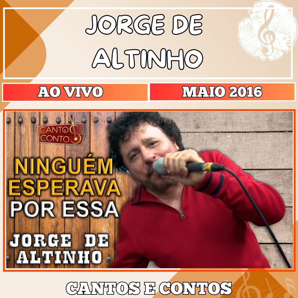 Album cover of AO VIVO NO CANTOS E CONTOS MAIO 2016