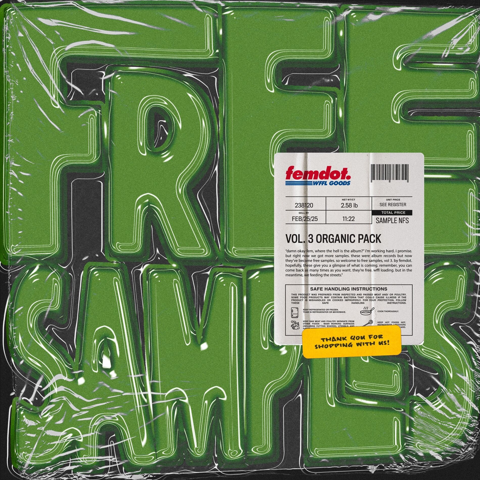 Album cover of Free Samples, Vol 3.