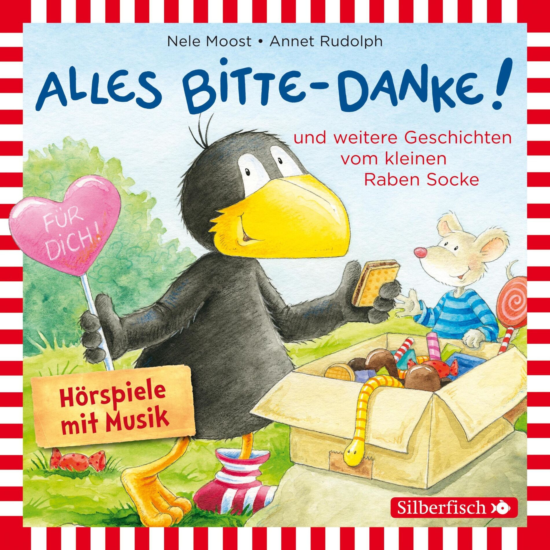 Album cover of Alles Bitte-danke!, Alles Eis!, Socke will alles können und zwar ruckzuck! (Der kleine Rabe Socke)