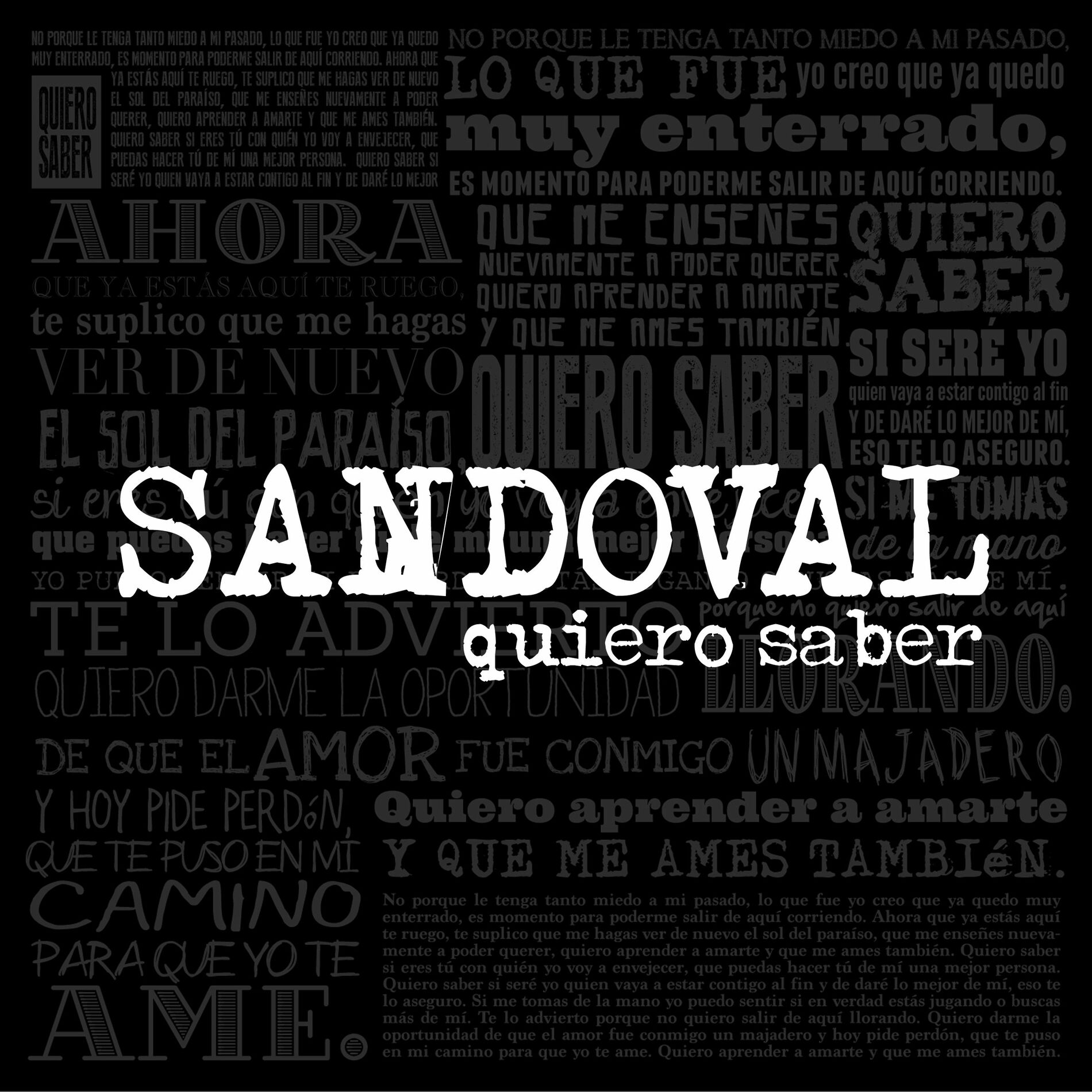 Album cover of Quiero saber