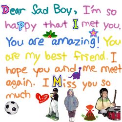 Cover of A LOVE LETTER FROM THE SAD BOY