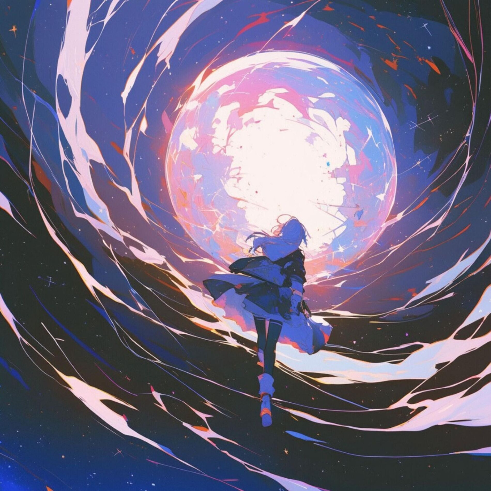 Album cover of falling_through_the_universe