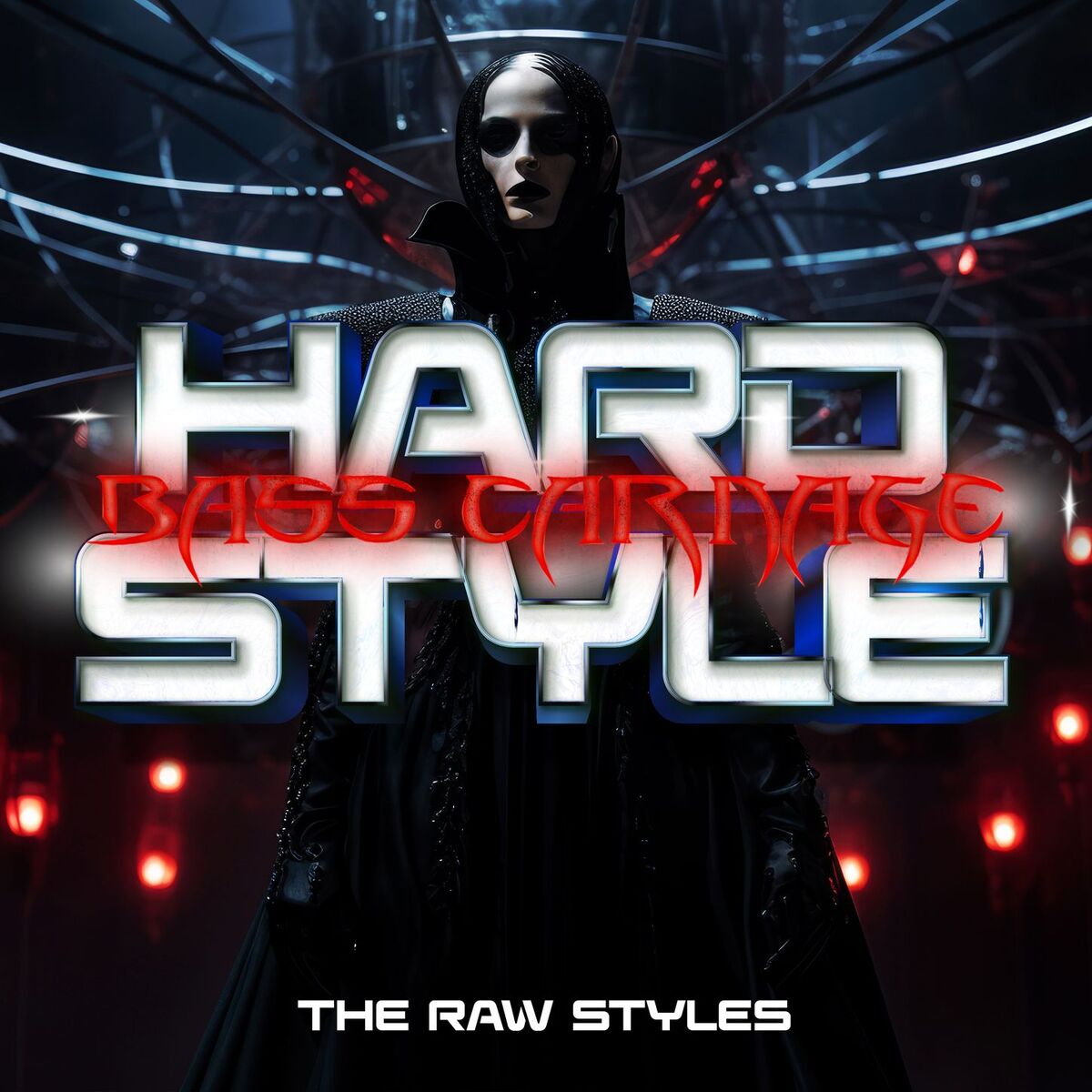 Album cover of Hardstyle Bass Carnage - The Raw Styles