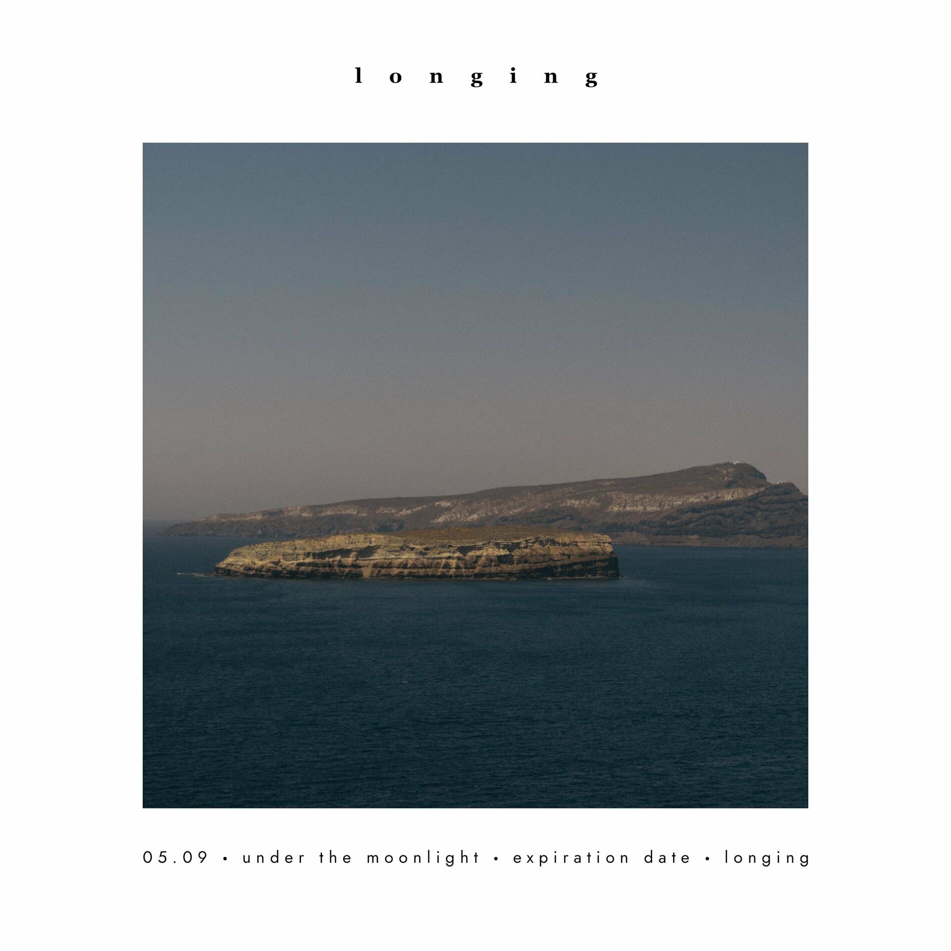 Album cover of longing