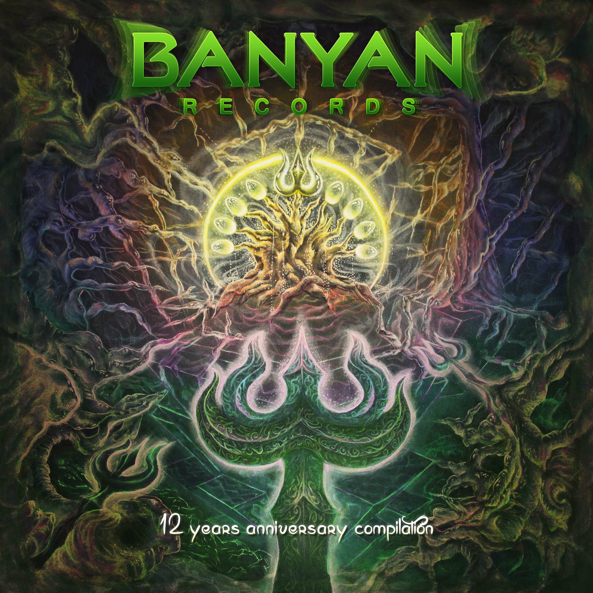 Album cover of Banyan records 12 years anniversary compilation