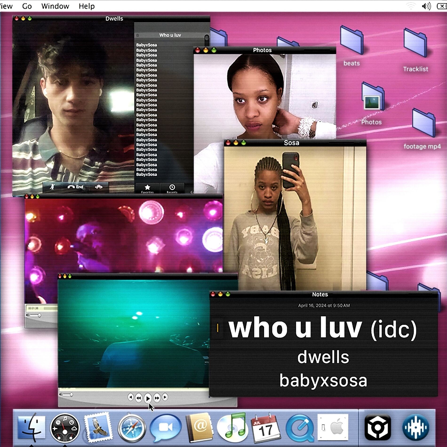 Album cover of who u luv (idc)