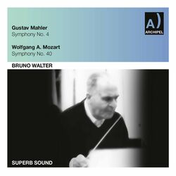 Cover of Mahler: Symphony No. 4 in G Major - Mozart: Symphony No. 40 in G Minor, K. 550 (Live)