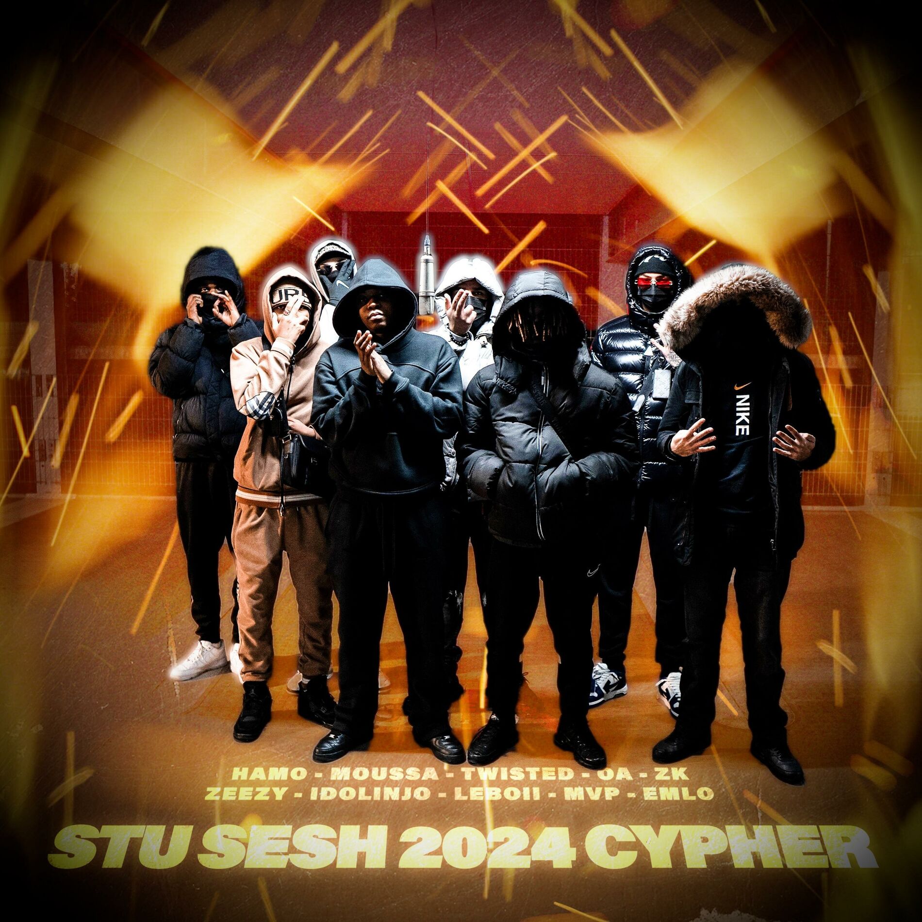 Album cover of 2024 Cypher (feat. Moussa, Twisted!, OA, ZK, Zeezy, idolinjo, Leboii, Emlo & youknowmvp)