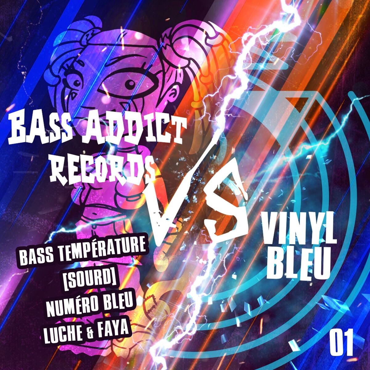 Album cover of Bass Addict Records vs VinylBleu 01