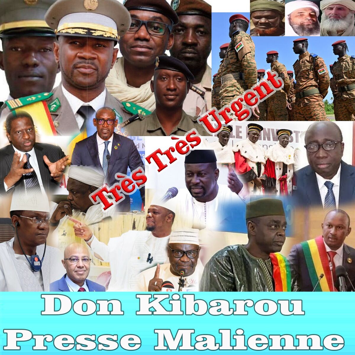 Album cover of Très Très Urgent Don Kibarou Presse Malienne