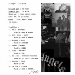 Cover of Tristesse originale (feat. 99, GG3 & Har2Nok)