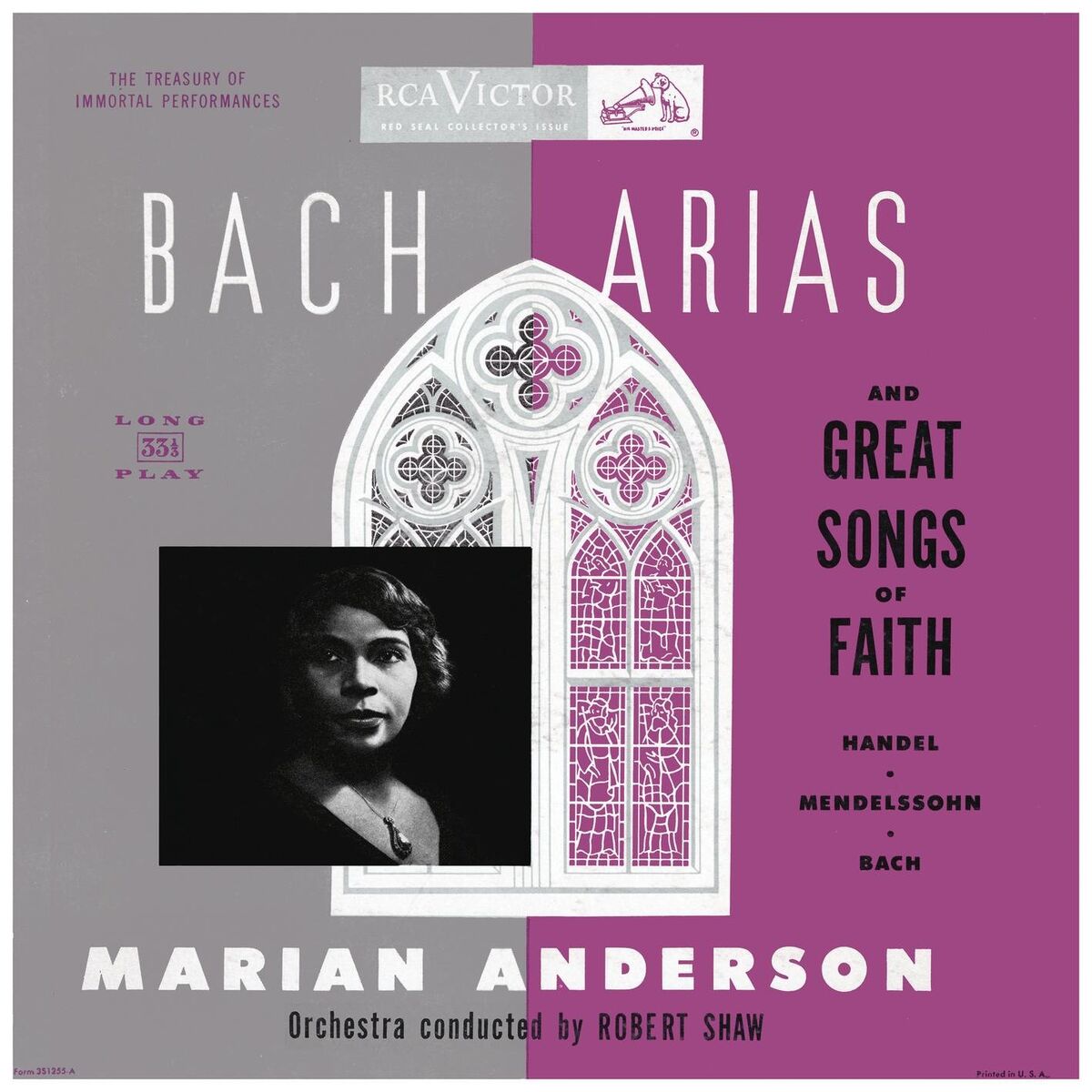 Album cover of Marian Anderson Sings Bach Arias and Great Songs of Faith (2021 Remastered Version)