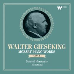 Cover of Mozart: Piano Works, Vol. 1. Variations & Nannerl Notenbuch