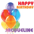 Happy Birthday Jacqueline