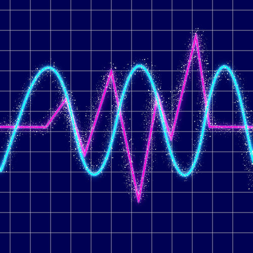 加速する電子音パルス