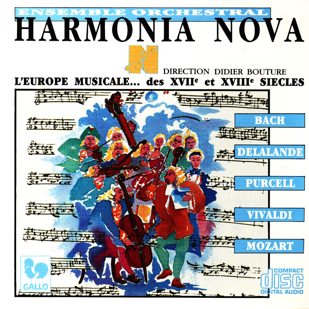 Picture of Johann Sebastian Bach, Michel Richard Delalande, Henry Purcell, Antonio Vivaldi, Wolfgang Amadeus Mozart: L'Europe Musicale des XV