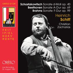 Cover of Beethoven, Brahms & Shostakovich: Cello Sonatas (Live)