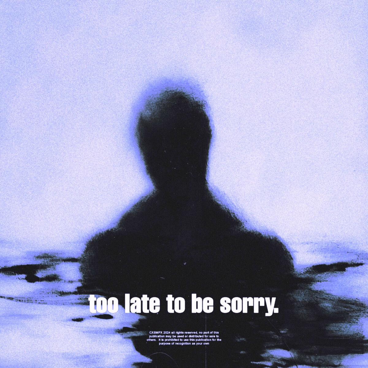 Album cover of too late to be sorry. (Remixes)