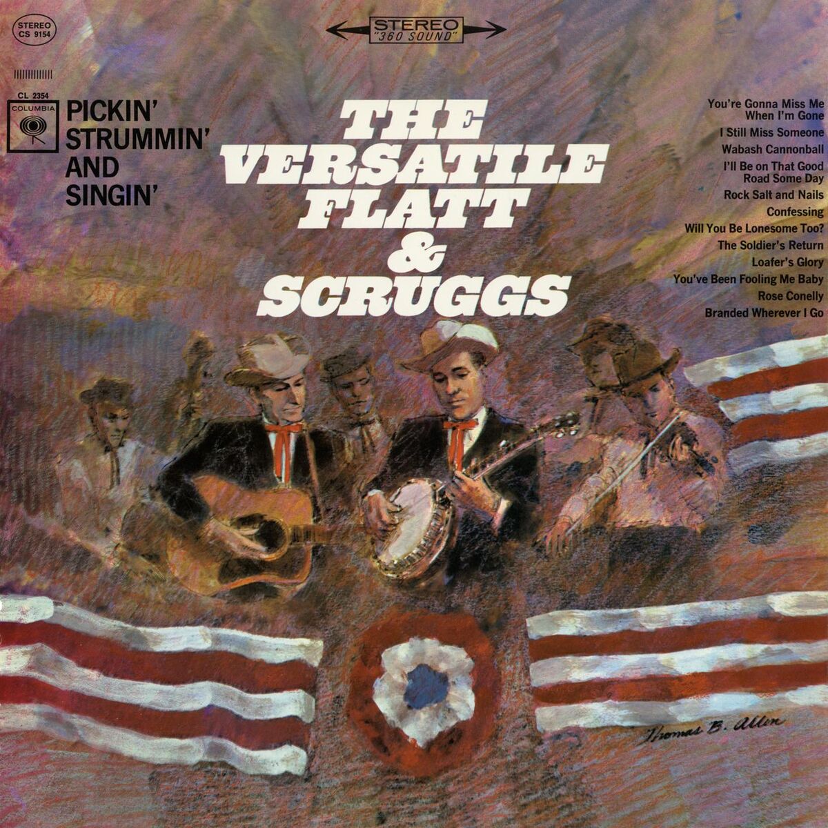 Album cover of The Versatile Flatt & Scruggs: Pickin', Strummin' and Singin'