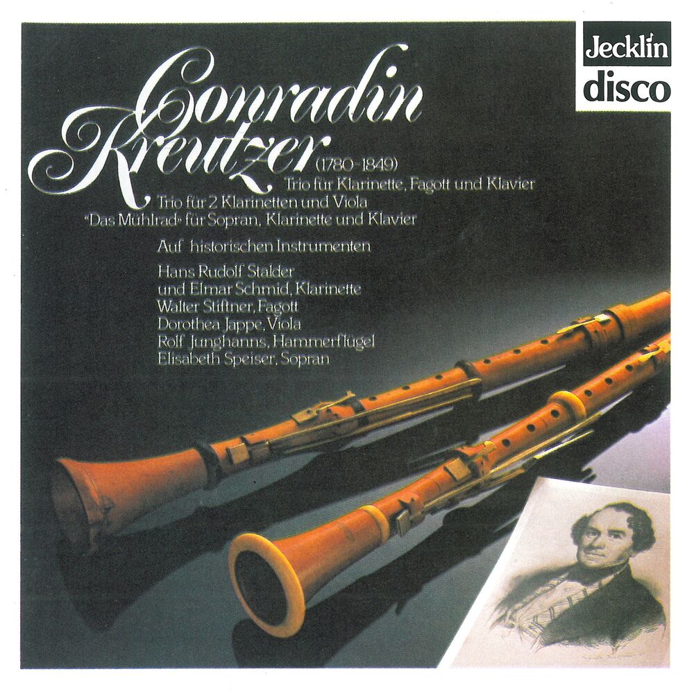 Picture of Conradin Kreutzer: Trio für Klavier, Klarinette und Fagott, Das Mühlrad für Sopran, Klarinette und Klavier & Trio für 2 Klarinette
