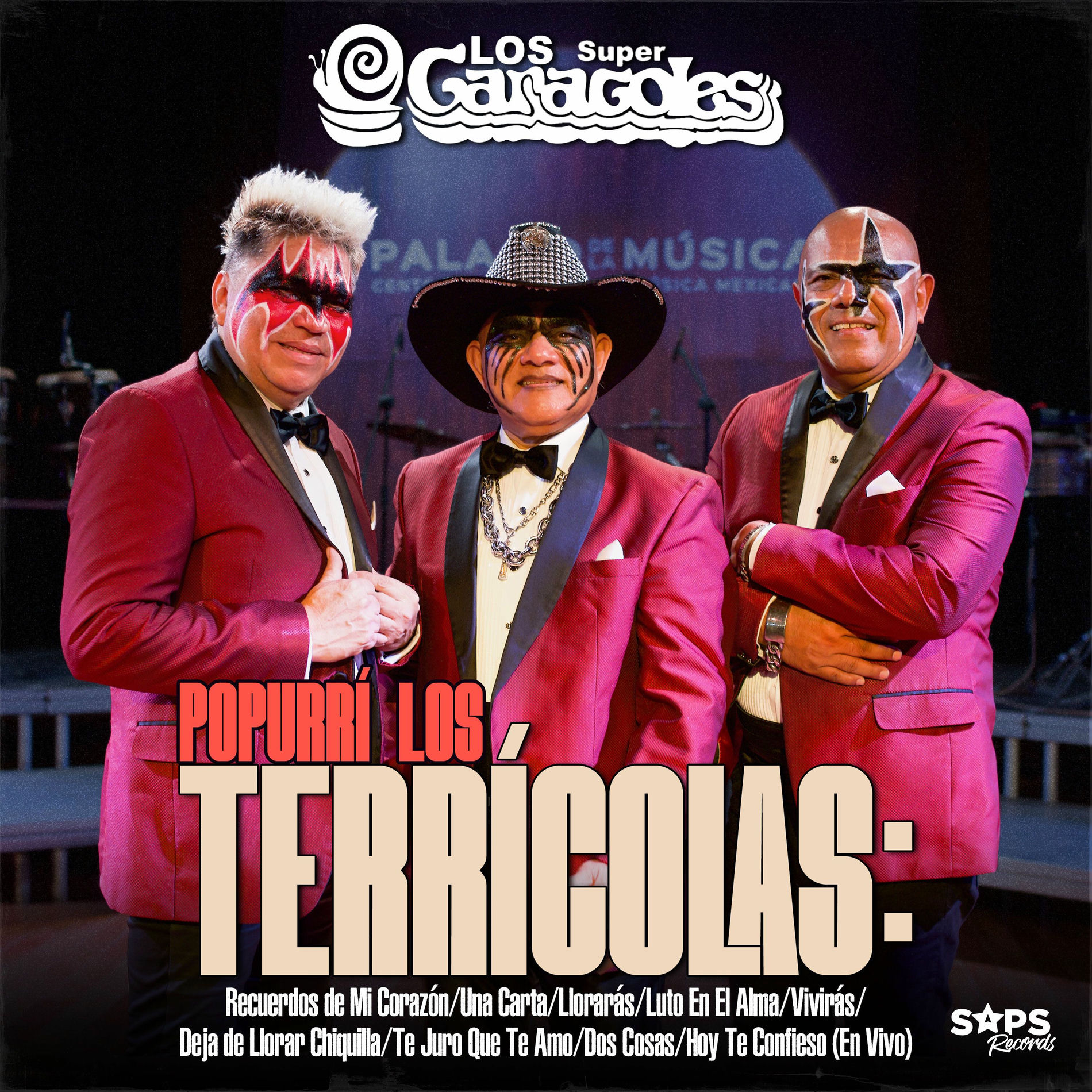 Album cover of Popurrí los Terrícolas: Recuerdos de Mi Corazón/Una Carta/Llorarás/Luto en el Alma/Vivirás/Deja de Llorar Chiquilla/Te Juro Que Te (En Vivo)