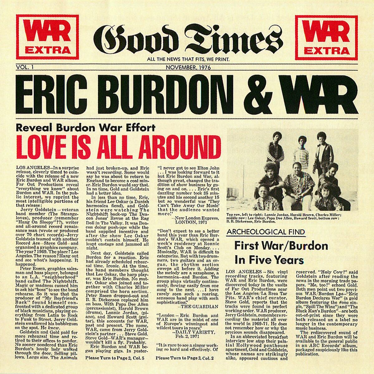 Album cover of Love Is All Around