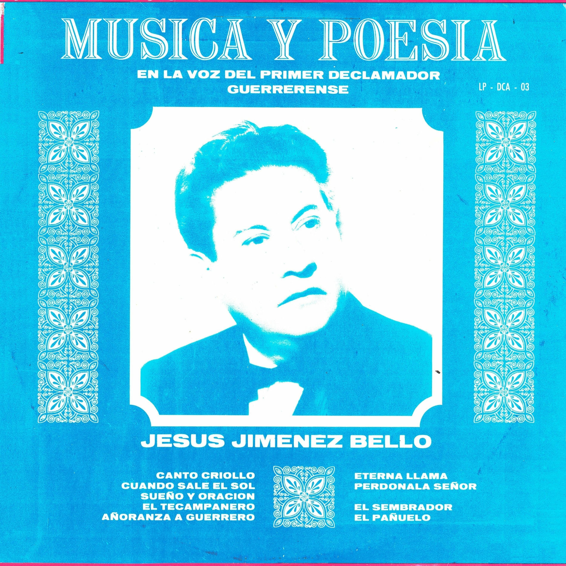 Album cover of Música y poesía en la voz del primer declamador guerrerense