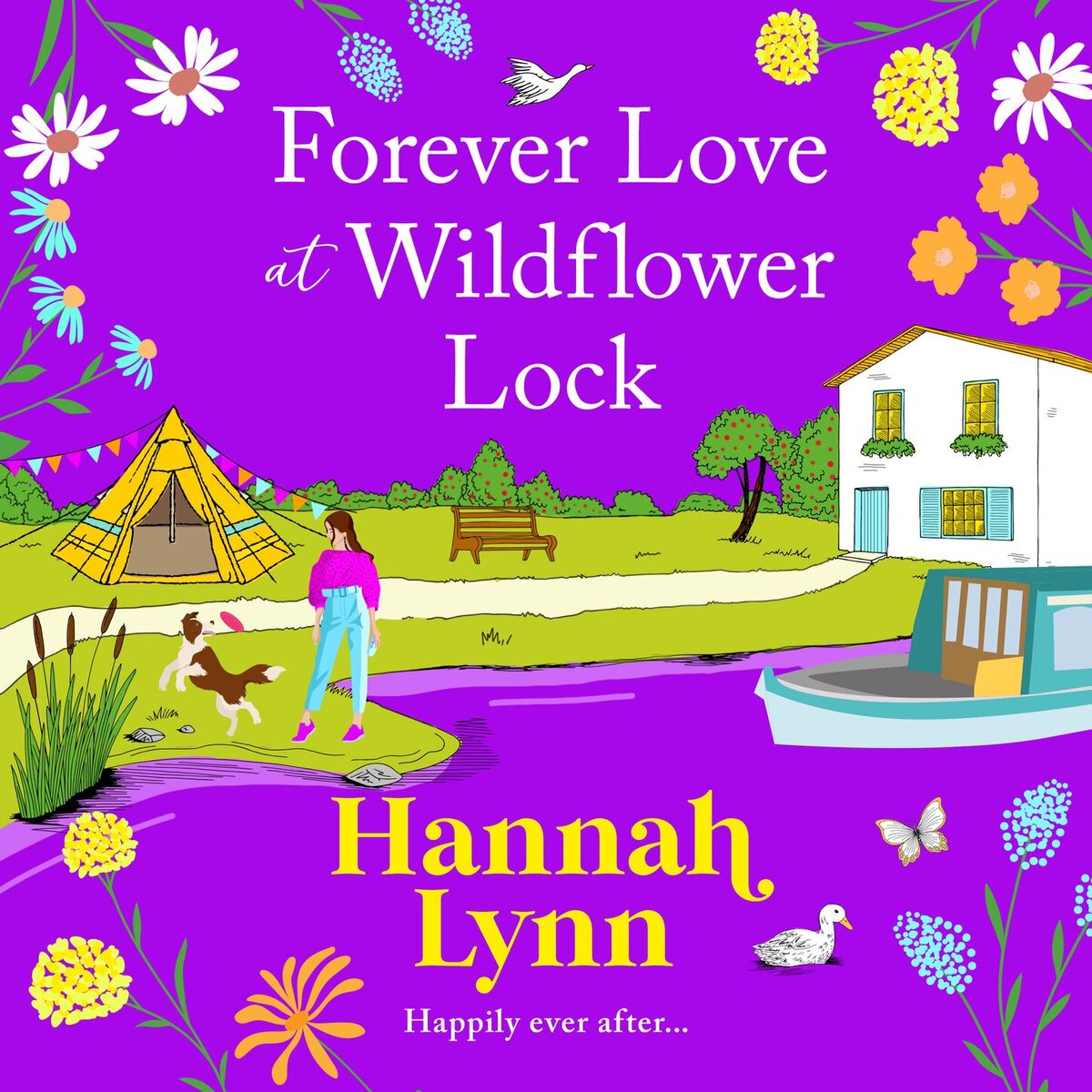 Album cover of Chapter 1 - Forever Love at Wildflower Lock - Escape with a BRAND NEW heartwarming romance from Hannah Lynn for 2025