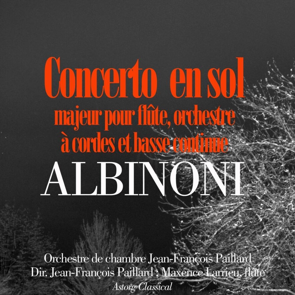 Picture of Albinoni : Concerto en sol majeur pour flûte, orchestre à cordes et basse continue (Pour flûte, orchestre à cordes et basse continue)