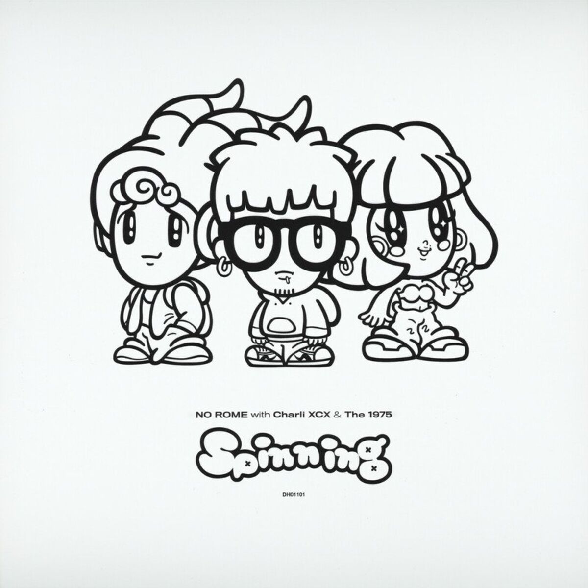 Album cover of Spinning (with Charli XCX & The 1975)