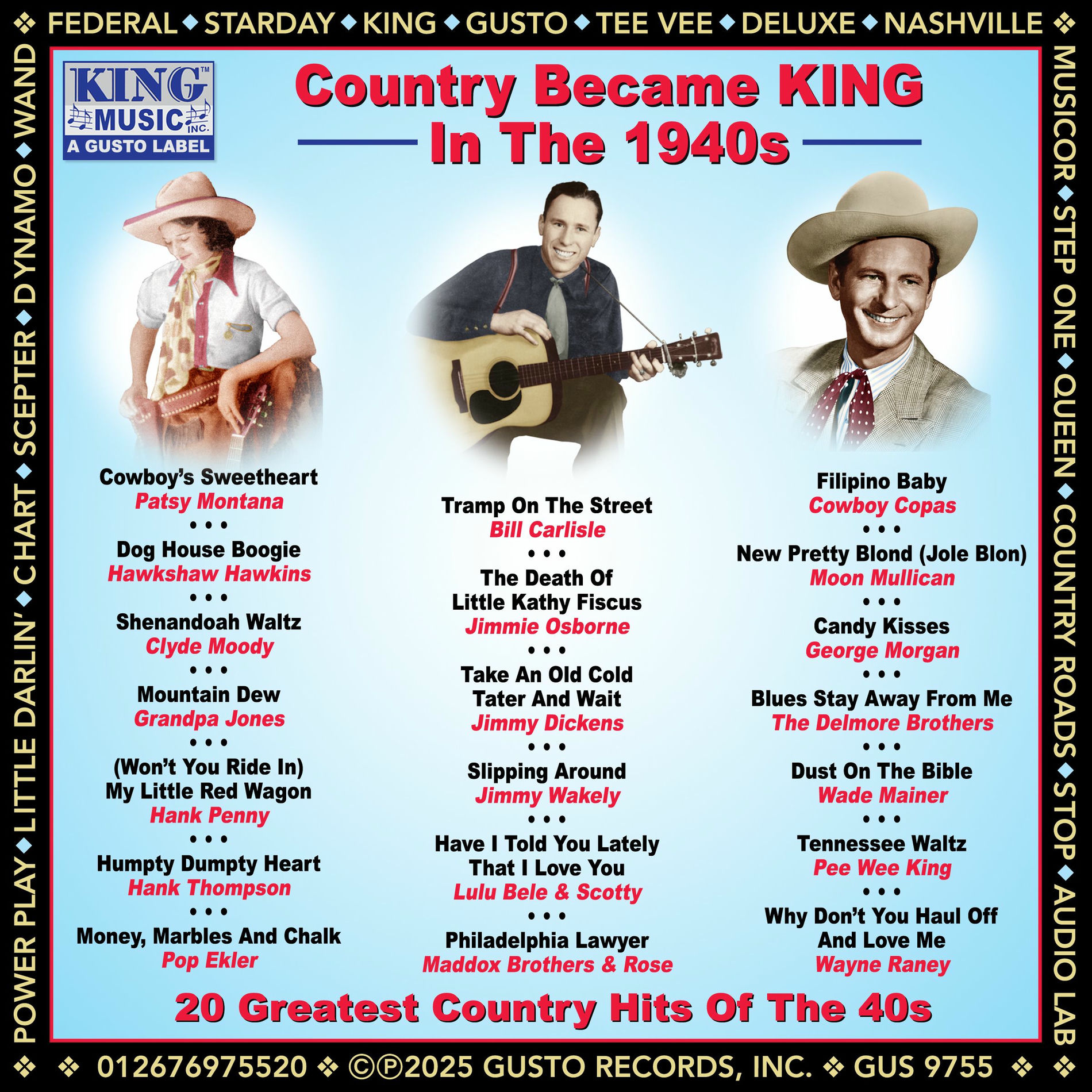 Album cover of 20 Greatest Country Hits Of The 40's